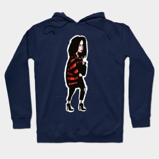 stylish young fashion pretty girl on heels Hoodie